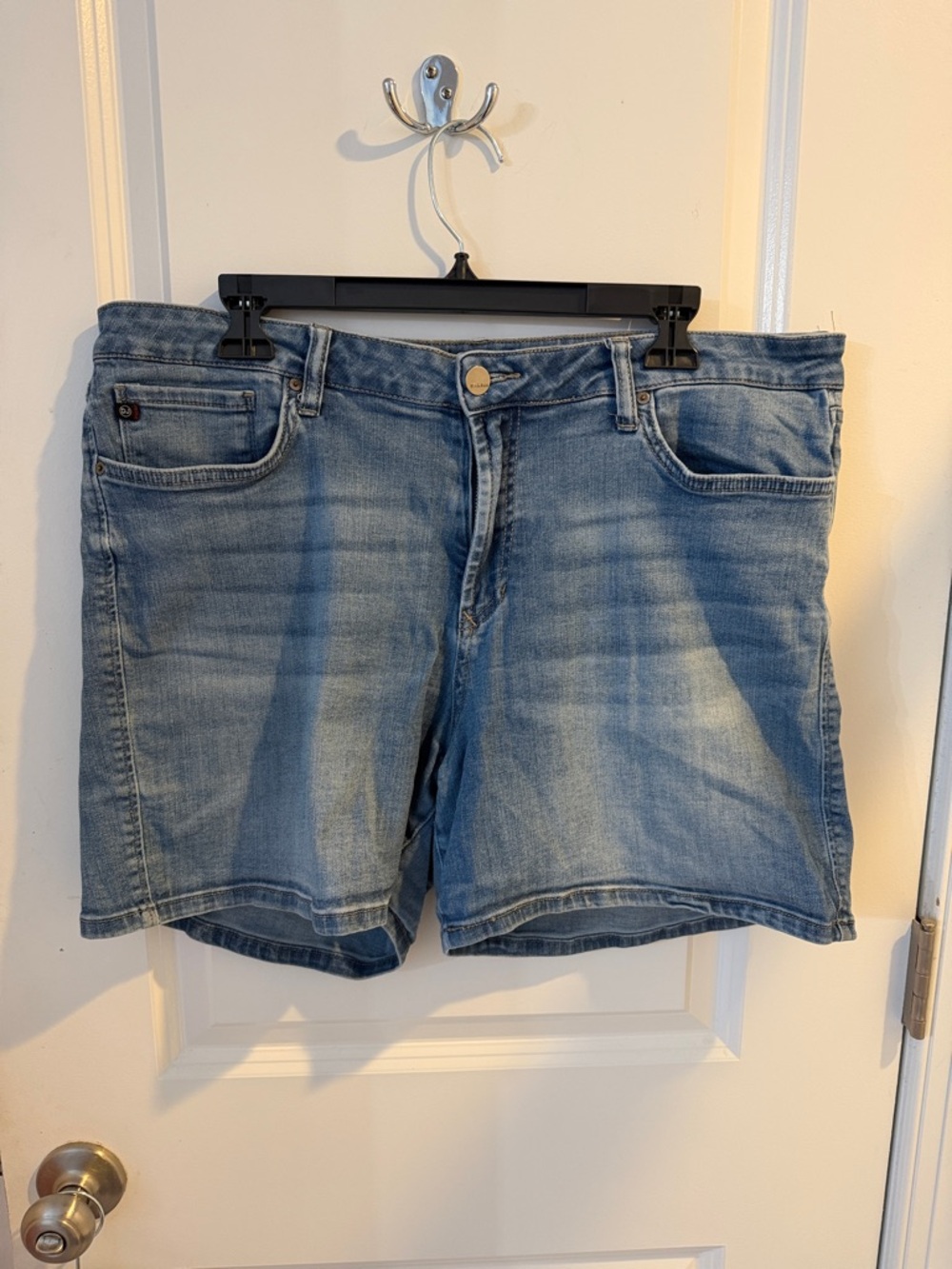 Dear John Light Blue Denim Jean Shorts